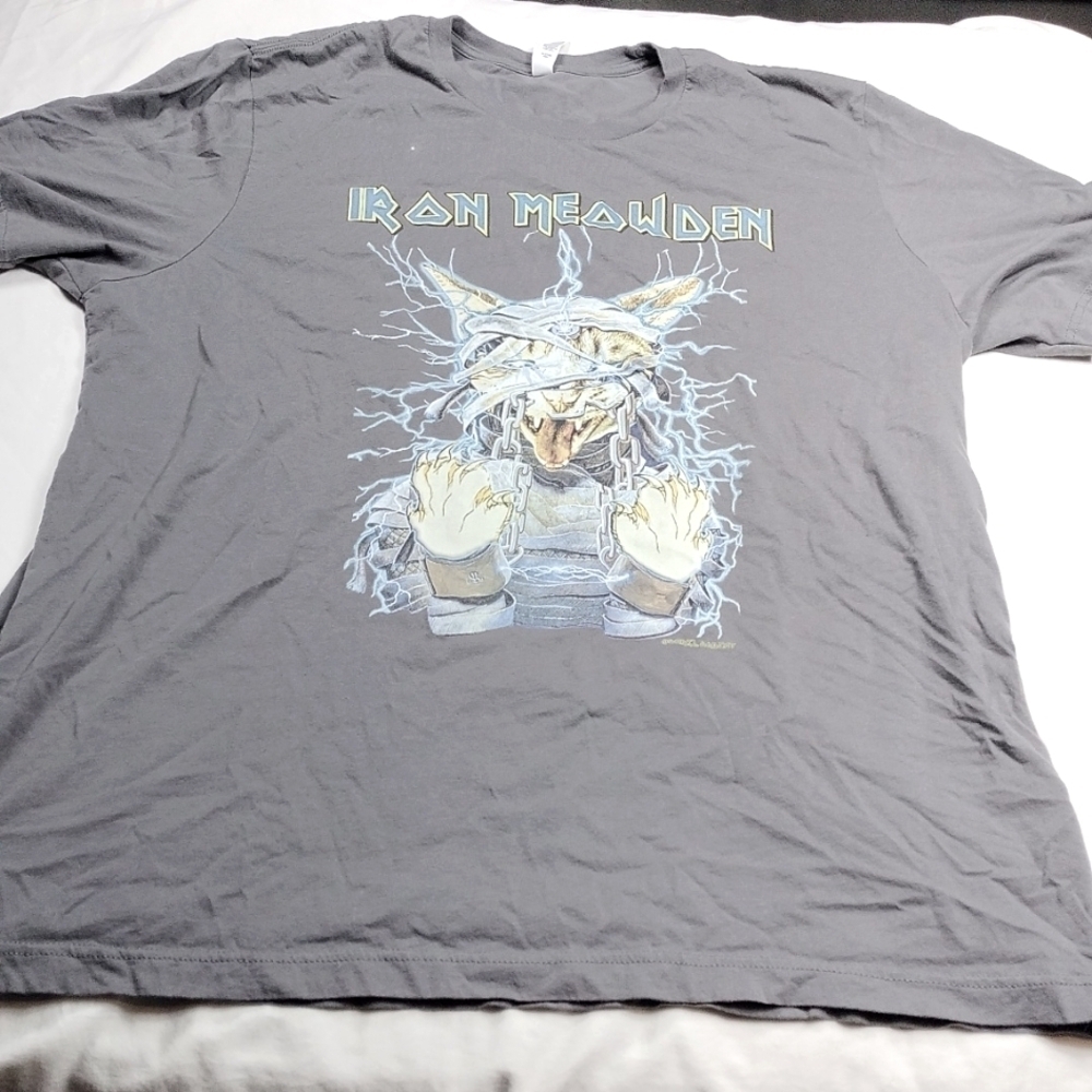Iron meowden men's t shirt size 3XL